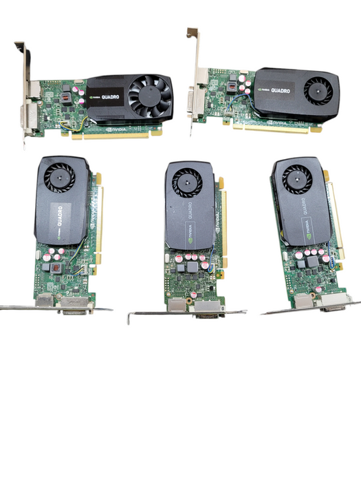 LOT of 5x NVIDIA QUADRO- Read Description