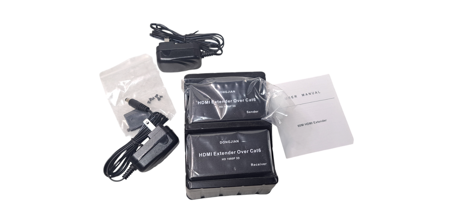 New Dongjian HDMI Extender Over Cat6 Up To 196ft