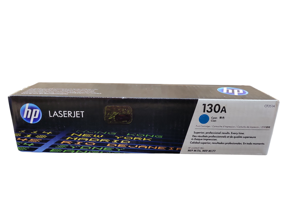 Genuine HP 130A Cyan Laserjet Toner Cartridge CF351A !