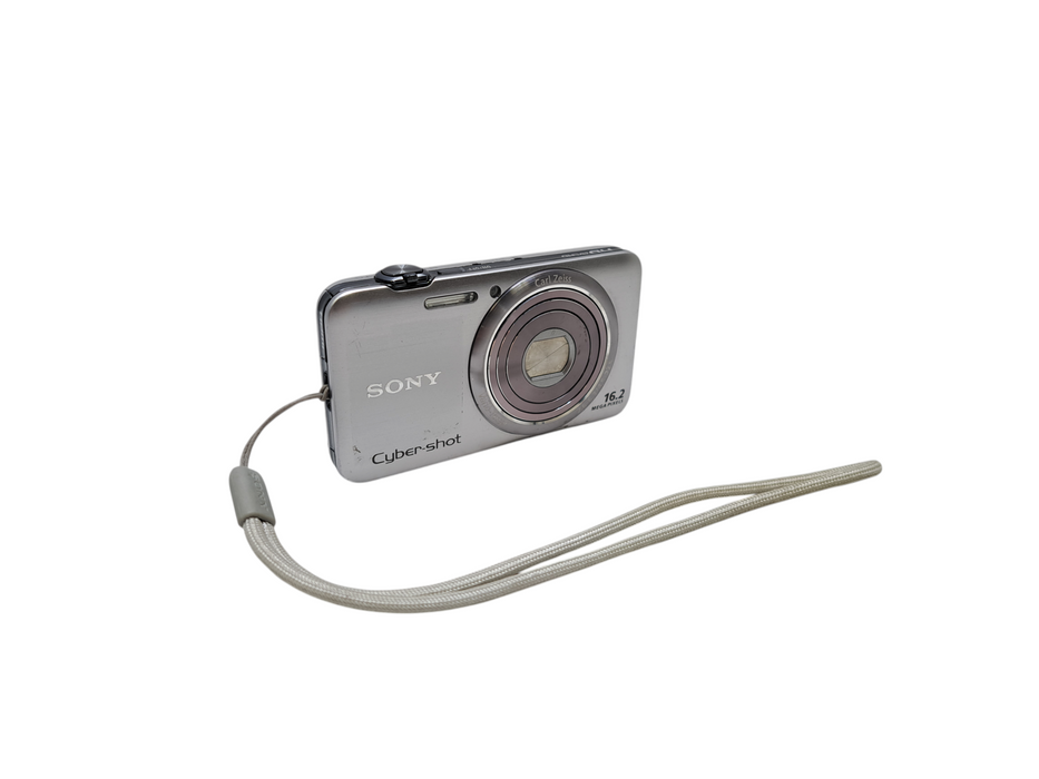 Sony Cyber-shot DSC-WX7 Silver 16.2MP Compact Digital Camera *READ* )