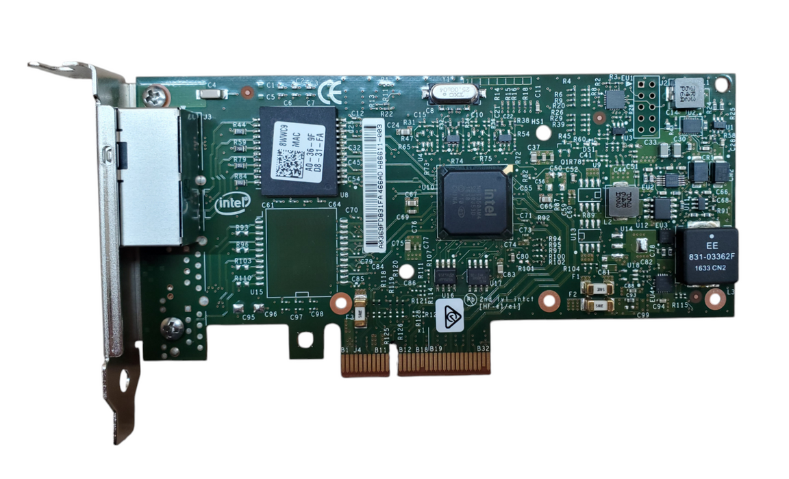 Dell Intel I350-T2 Dual Port 1Gbps Ethernet PCI-E Network Adapter 08WWC9