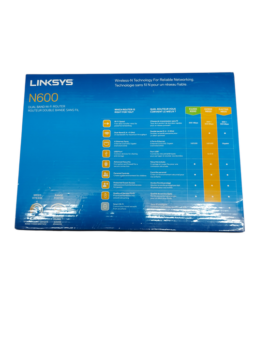Linksys N600 Dual Band Wi-Fi Router E2500