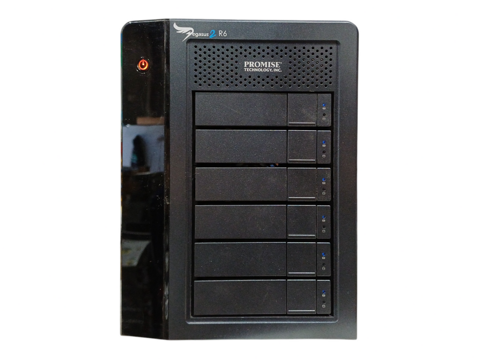 Promise Technology Pegasus2 R6 Thunderbolt 2 RAID Enclosure, No HDD, READ