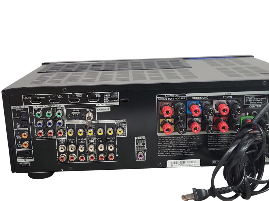 Onkyo HT-R591 Home Theater HDMI AV Receiver No Remote _