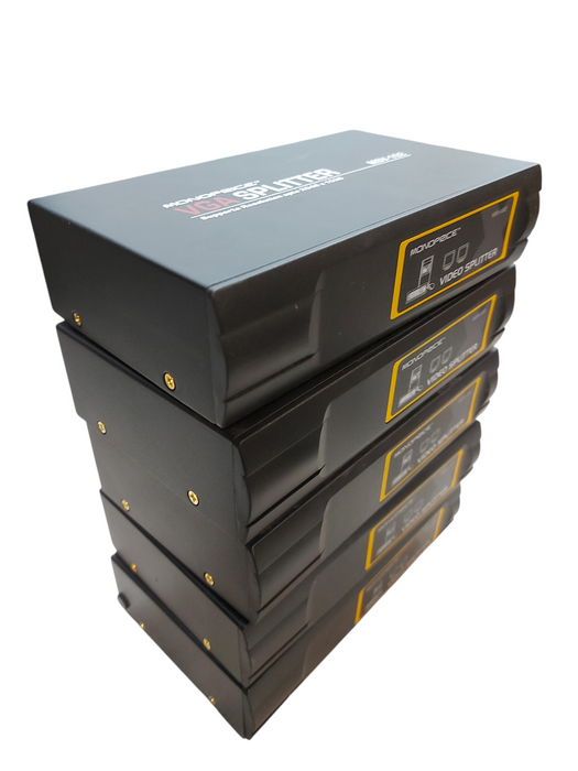 Lot 5x Monoprice Msv-102 VGA Video Splitter 2048x1536 Resolution
