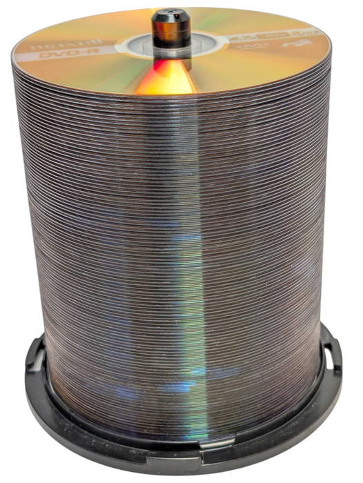 NEW BLANK DVDs 4.7GB Maxell DVD-R Whole Stack Approx. 80 pcs. -