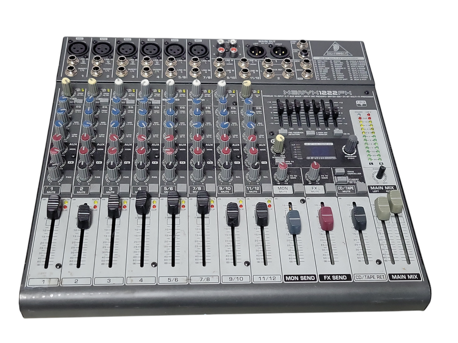 BEHRINGER XENYX 1222 FX PREMIUM 16 - INPUT 2/2 MIXER 24 BIT MULTI - FX PROC _