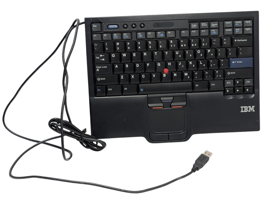 Original Lenovo IBM SK-8845 USB Wired Keyboard US English Clean -