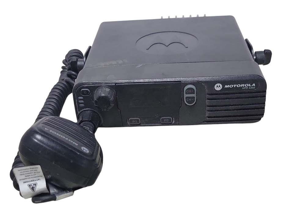 MOTOROLA XPR4350 UHF AAM27QNC9LAIAN -25W UHF/ 403-470 MHz w/ MIC, READ _