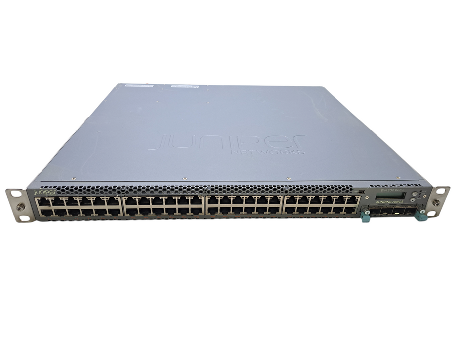 Juniper EX4300-48P | 48-Port Gigabit PoE+ Managed Switch w/ 4x 10G SFP+ Mod Q)