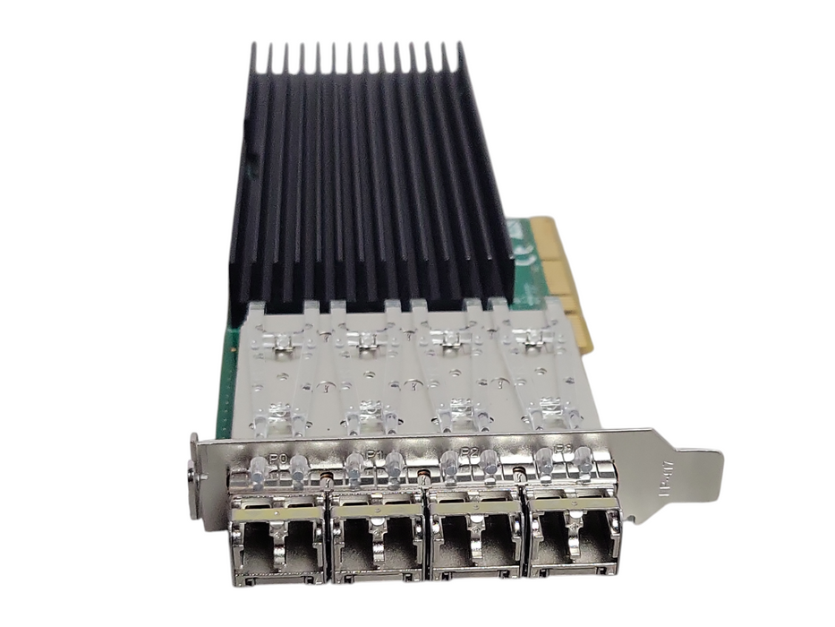 Silicom 10Gb 4-Port SFP+ Network Adapter Card PE310G4SPI9LB-XR-FE w/ SFPs _