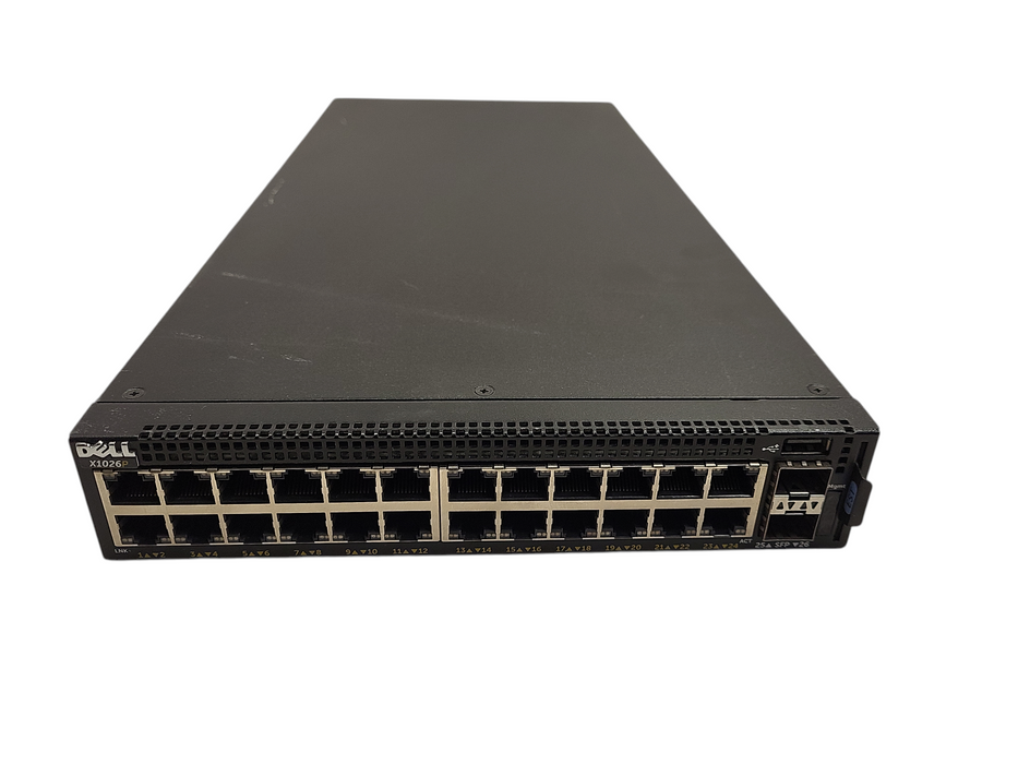 Dell X1026P E11W 24-Port Gigabit PoE Managed Ethernet Network Switch $