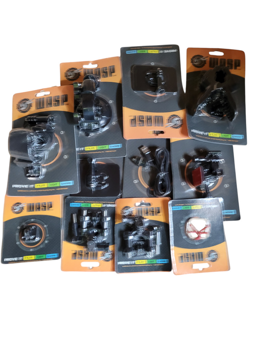 LOT 12x WASPcam Accessory Bundle