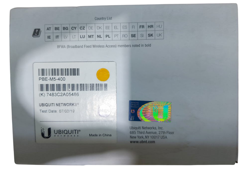 Ubiquiti PowerBeam M5 400 airMAX 5 GHz Antenna Feed