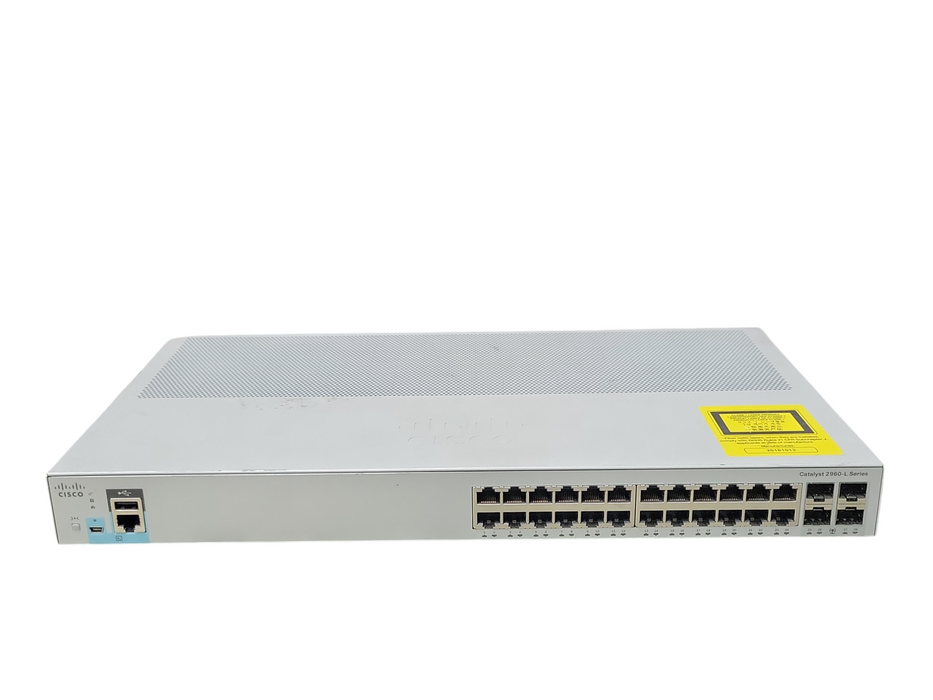 Cisco WS-C2960L-24TS-LL 24-port Gigabit RJ-45 4-port SFP Network Switch _