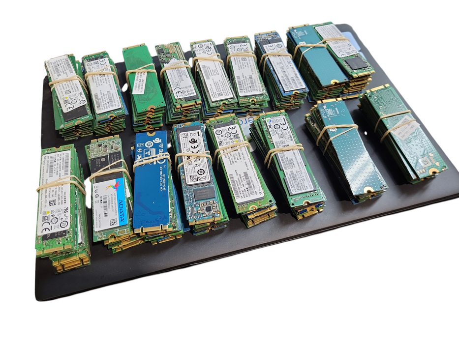 Lot 170x 240-256GB m.2 SATA 2280 SSD | 95% And Above Health | Mixed Brands &