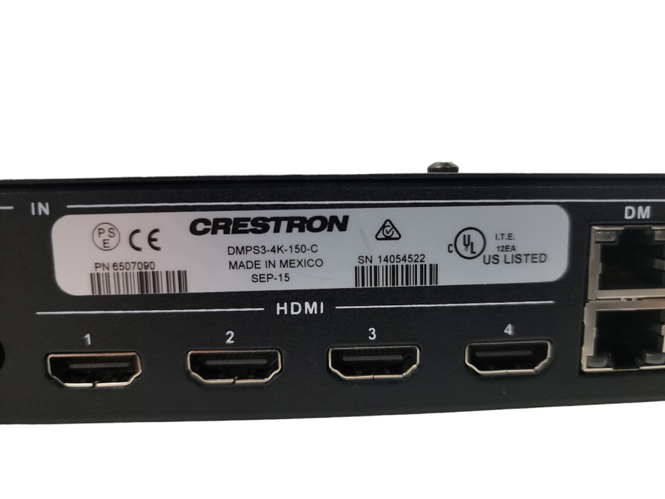 Crestron DMPS3-4k-150 C 3 Series 4K Digital KVM switch