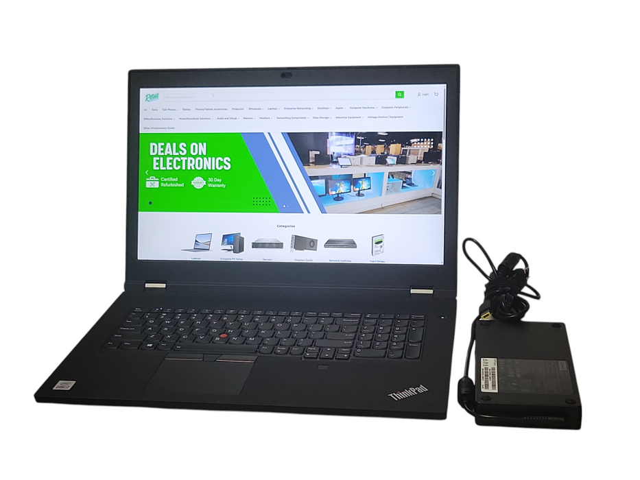 Lenovo ThinkPad P17 Gen1, Core i7-10750H 2.6GHz 48GB RAM, 1TB SSD, T1000 _ Lap200