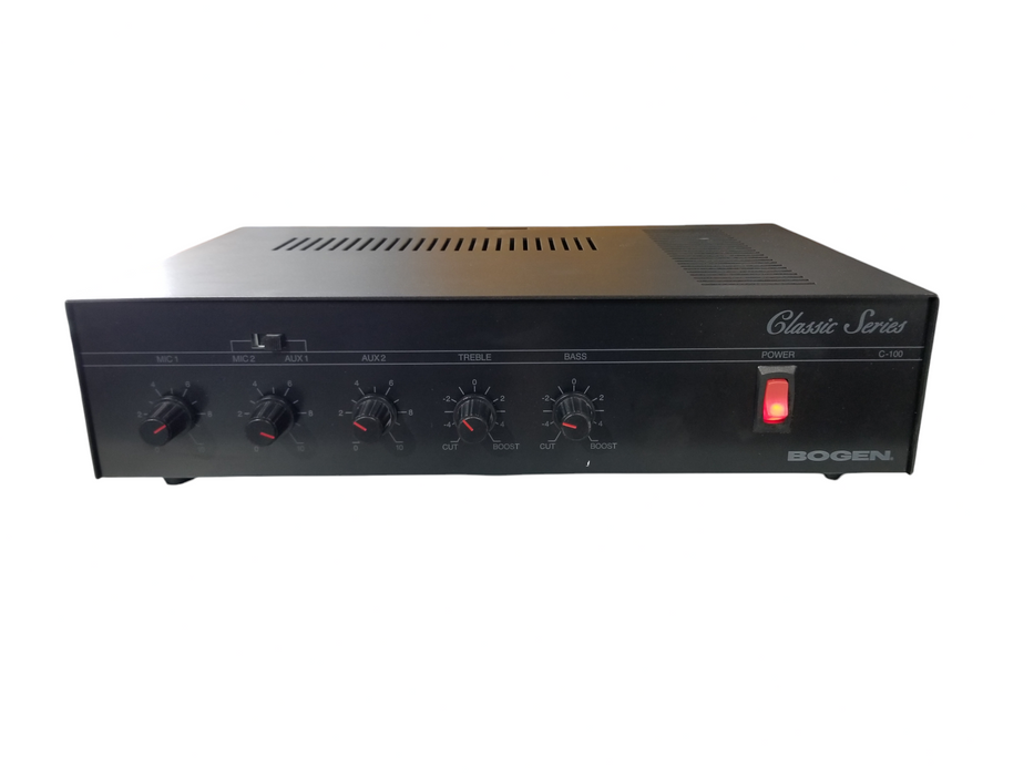Bogen C100 Classic Series Mixer Amplifier 100-Watt C-100 Q