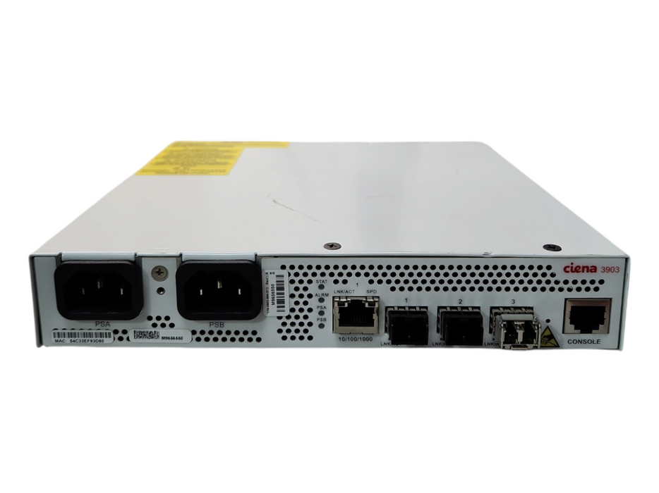 Ciena 3903 Ethernet Service Delivery Switch 170-3903-900, Factory Reset