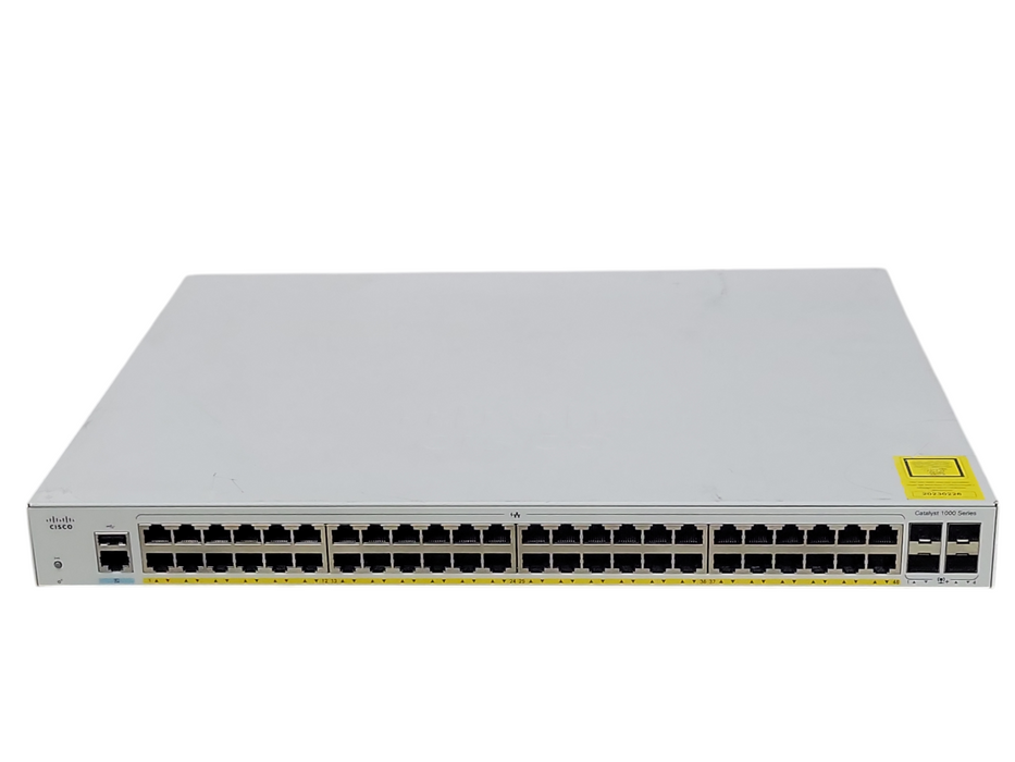 Cisco C1000-48FP-4X-L Network Switch 48 Gigabit Ethernet PoE 4 10G SFP+ _