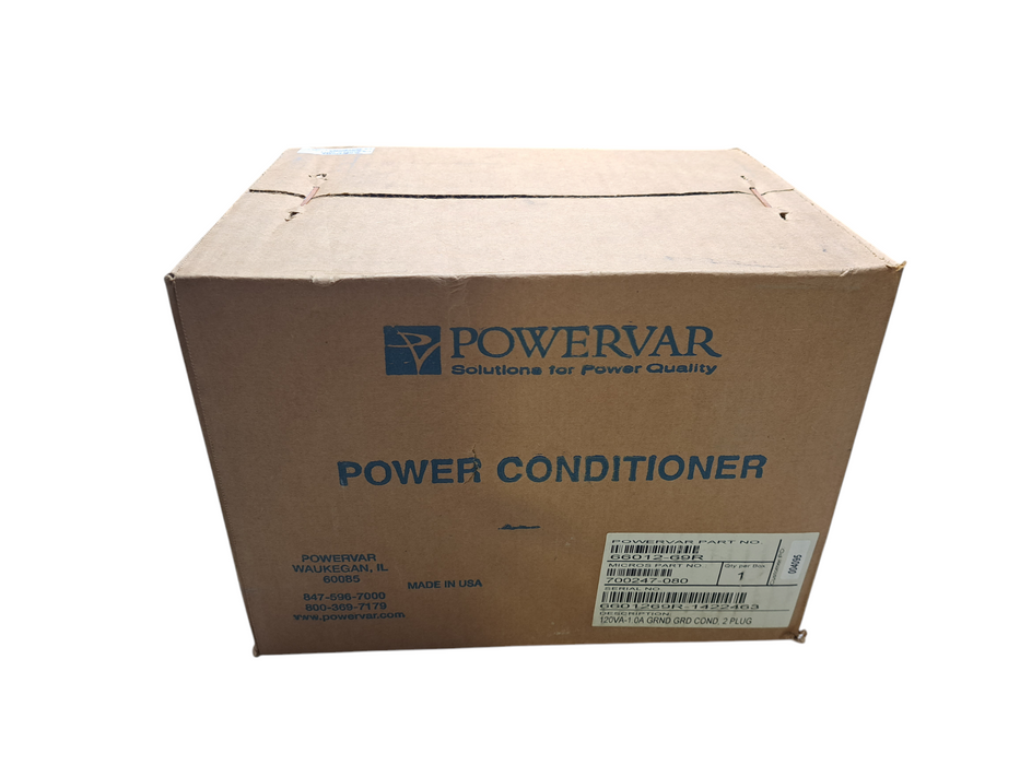 POWERVAR ABCG100-11W 66012-69R Ground Guard Power Conditioner Two Outlets Q
