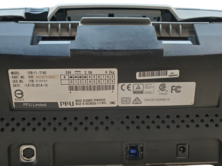 Fujitsu Fi-7160 Document Sheet-Fed Duplex Scanner