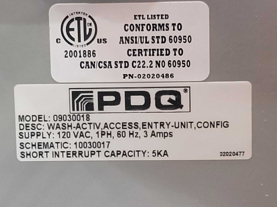 PDQ 09030018 Car Wash active access entry unit credit only, READ _
