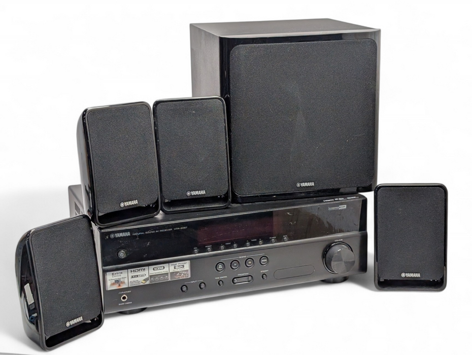 YAMAHA HTR-2067 HDMI 4K 5.1 Surround Sound Setup READ -