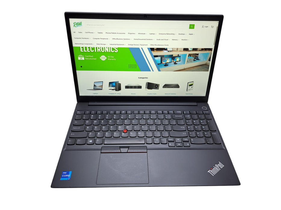 Lenovo ThinkPad E15 Gen 2 | i7-1165G7 @2.8GHz, 16GB DDR4, 256GB NVMe, PWR Lap200