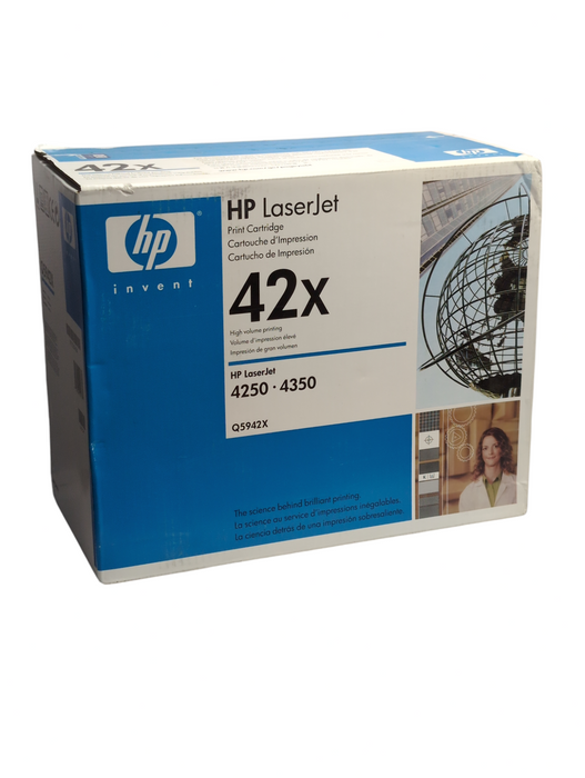 NEW Genuine HP 42X Black Print Toner Cartridge Q5942X -