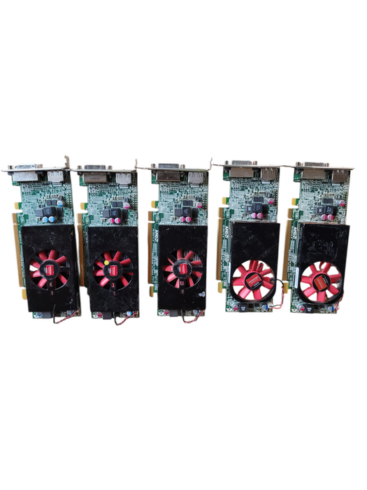 Lot of 5x Graphics Cards – AMD Radeon (Low Profile)