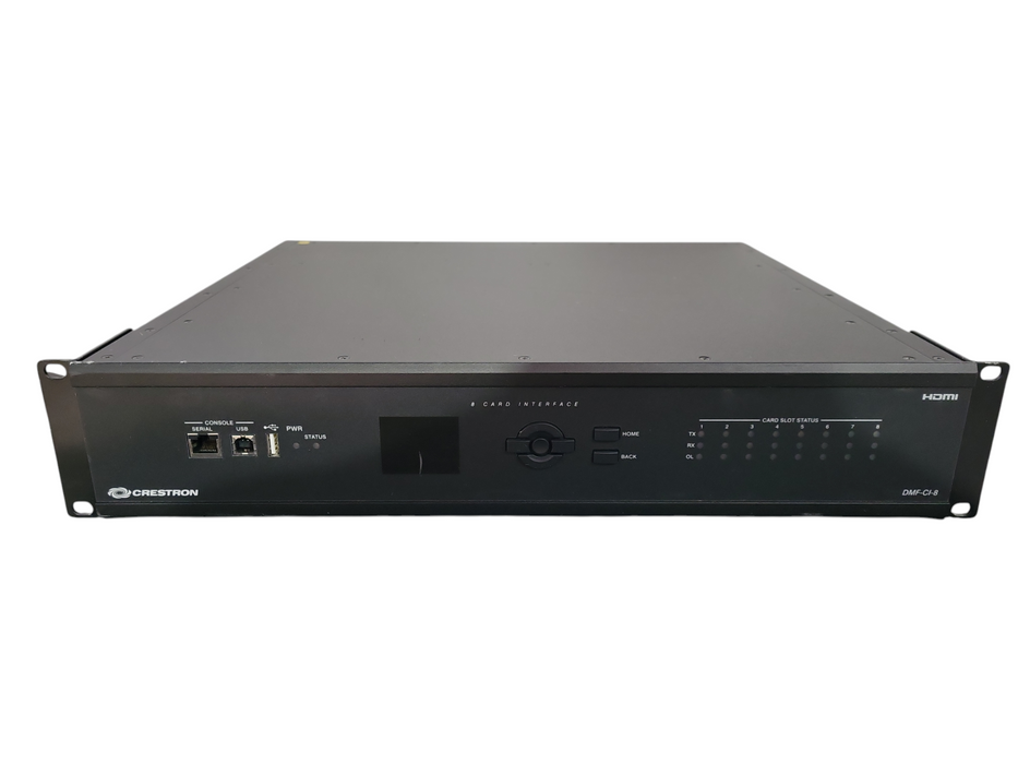 Crestron DMF-CI-8 Digital Media Chassis w/ 2x DM-NVX-E30C, 6x DM-NVX-350C !