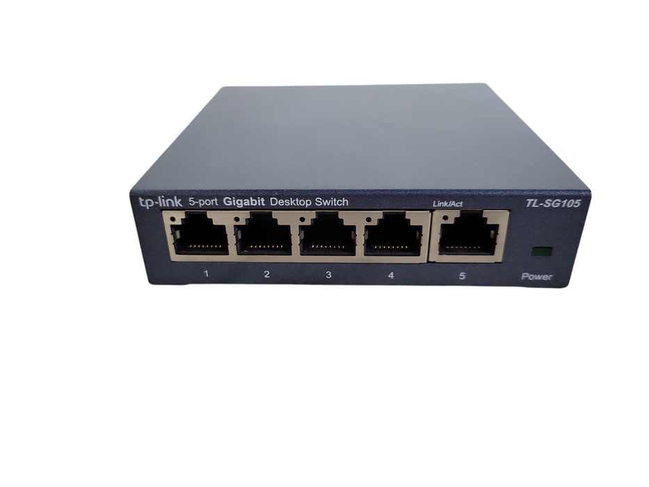 TP-LINK TL-SG105 5-Port Gigabit Desktop Switch 10/100/1000mbps !