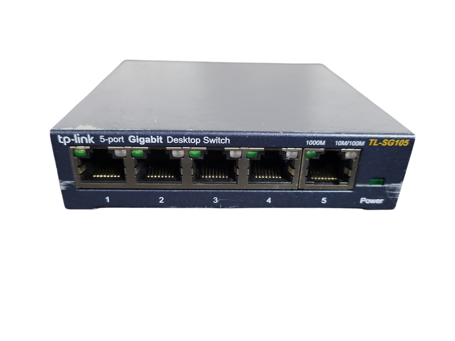 TP-LINK TL-SG105 5-Port Gigabit Desktop Switch 10/100/1000mbps !