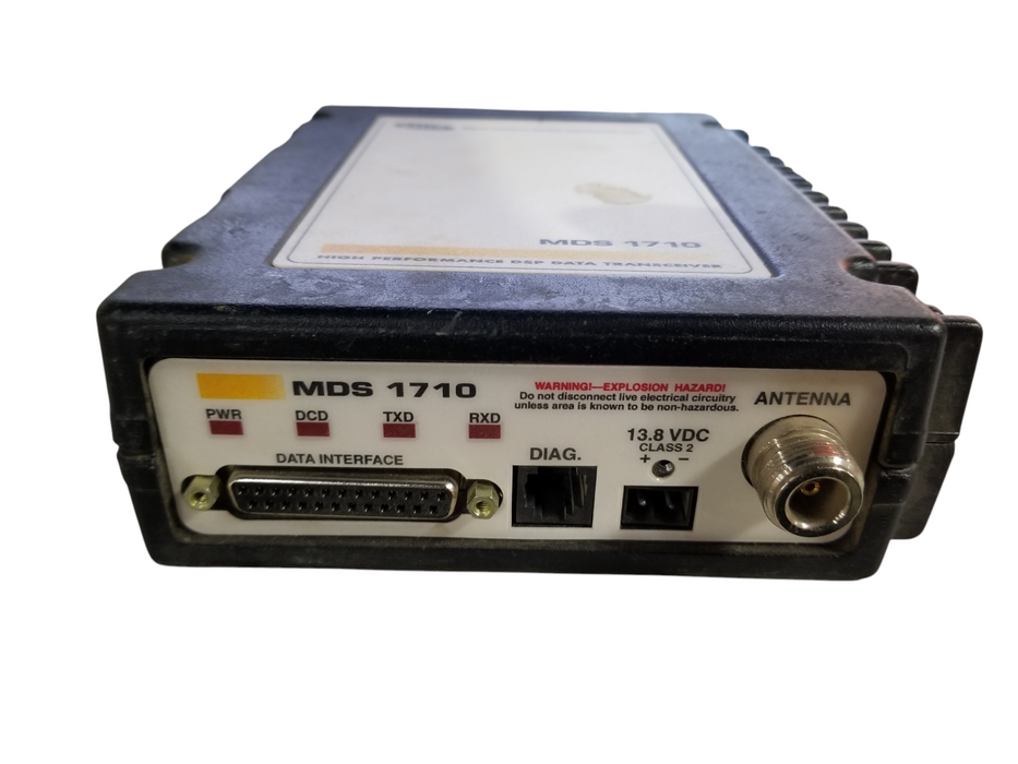 MDS 1710A DATA TRANSCEIVER FCA REV H 13.8VDC 2.5A Q