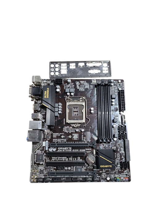 Gigabyte GA-B150M-D3H-GSM Intel LGA1151 DDR4 B150M Motherboard *READ*