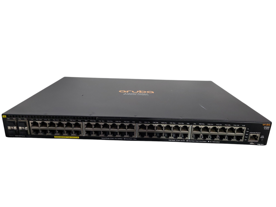 HPE Aruba 2930F 48xGbE PoE+ /4x1G SFP Managed Switch JL262A !