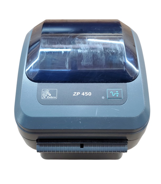 Zebra ZP 450 Thermal Label Printer w/ Power Base, ZP450-0501-0001A
