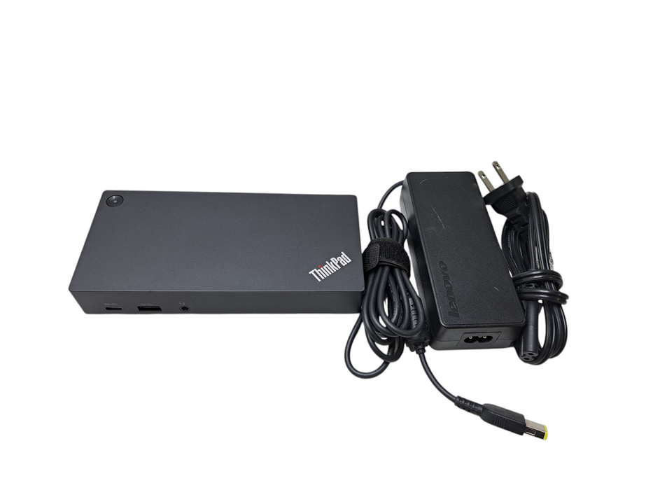 Lenovo ThinkPad USB-C Dock Gen 2 LDC-G2 40AS w/ 90W Power Adapter )