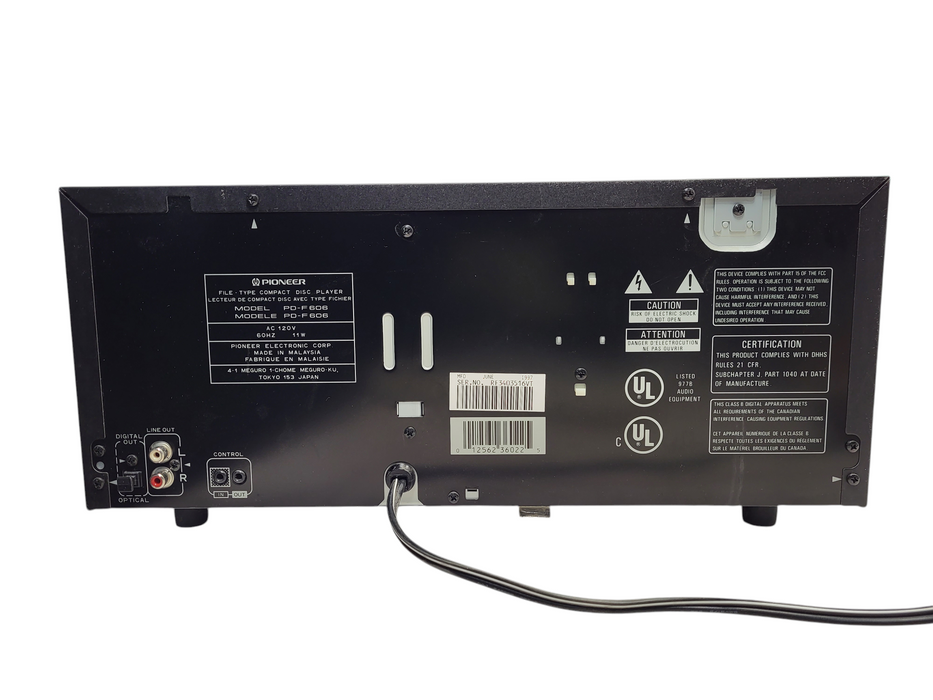 Pioneer PD-F606 25-Disc CD Changer Player $
