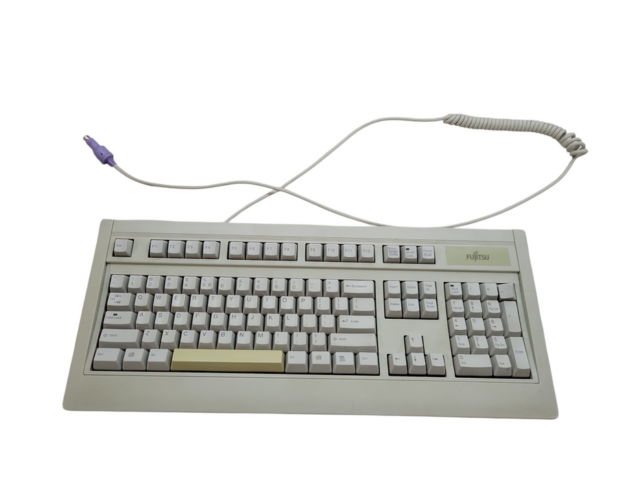 Rare Fujitsu FKB4726-651 Full Size Mechanical Keyboard PS/2 Q%