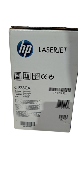 New HP C9730A LaserJet 645A Toner Black Genuine Sealed Q