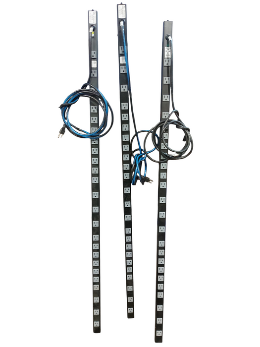 Lot 3x Middle Atlantic PD-2415SC-NS High Density Slim Power Strip 24 15A