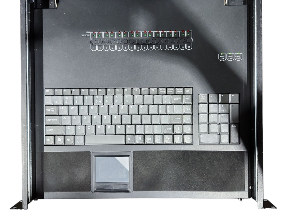 Tripp Lite B040-016-19 16 Port VGA KVM Console w 19in LCD Monitor