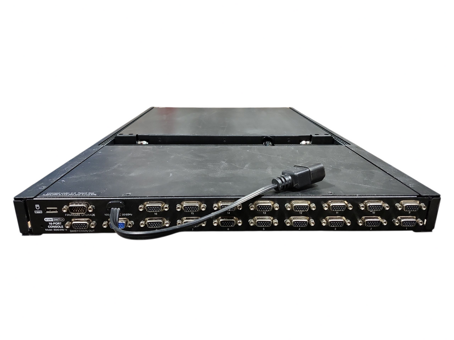 Tripp Lite B040-016-19 16 Port VGA KVM Console w 19in LCD Monitor