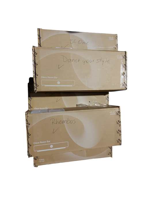 Lot 5x CISCO TTC7-23 Room Kit Media Bar Speaker Conference Room