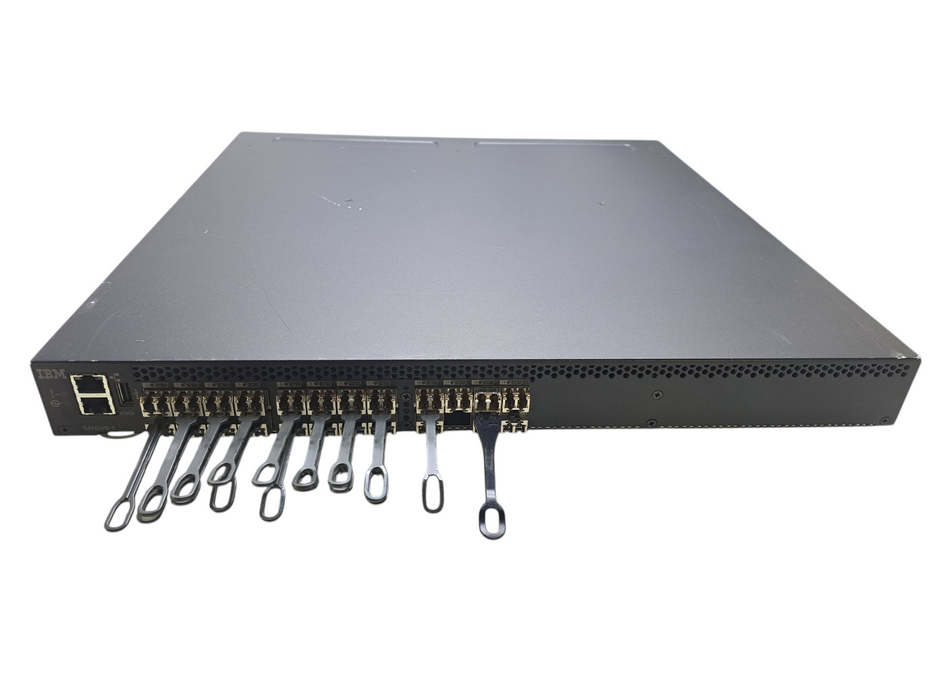 IBM SAN24B-5 24-Port SFP+ Switch (2498-F24/24G/X24) 24x Active