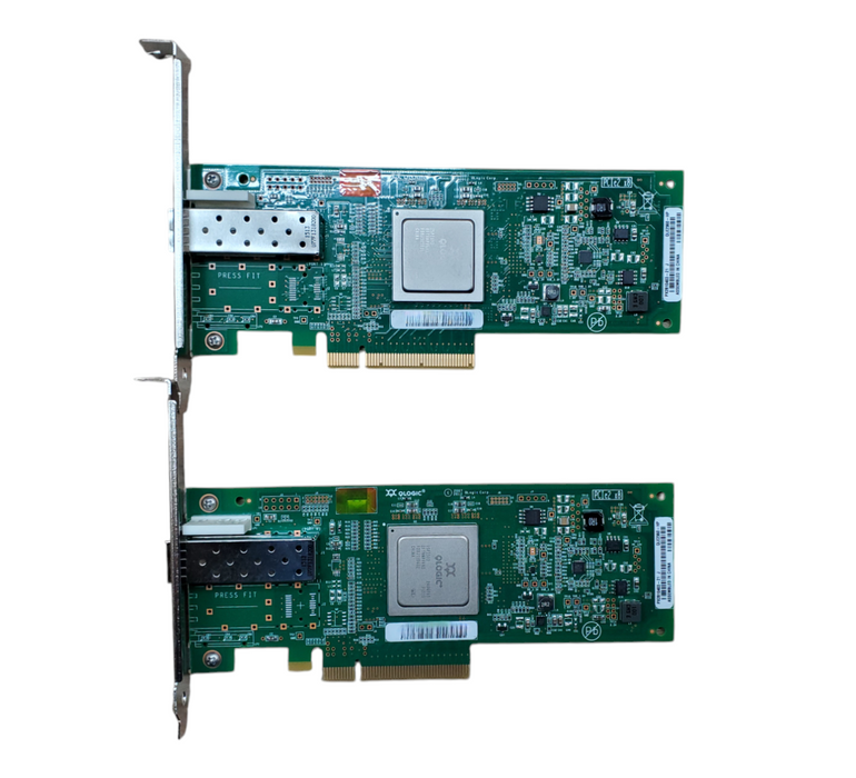 Lot 2x QLogic QLE2560-HP | Single Port 8GbE PCIe HBA Adapter