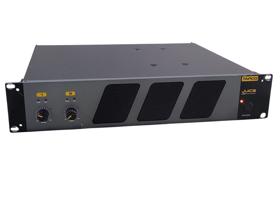 Tapco Juice J-800 Commercial Power Amplifier, REAd _